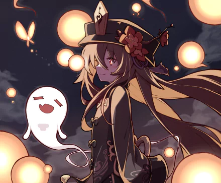 Hu Tao video game Genshin Impact HD Desktop Wallpaper | Background Image