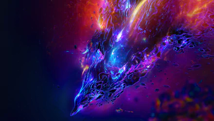 Abstract Fluid HD Desktop Wallpaper | Background Image
