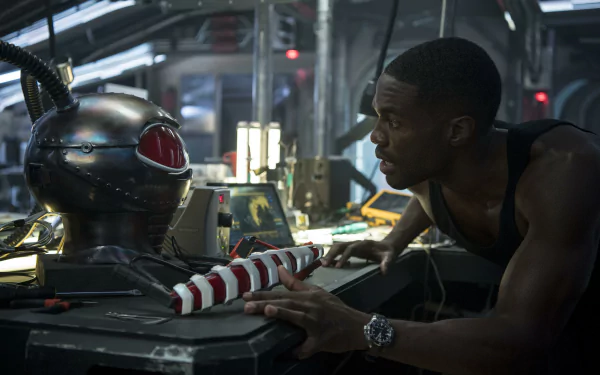 Aquaman (Movie) Yahya Abdul-Mateen II Black Manta movie Aquaman HD Desktop Wallpaper | Background Image
