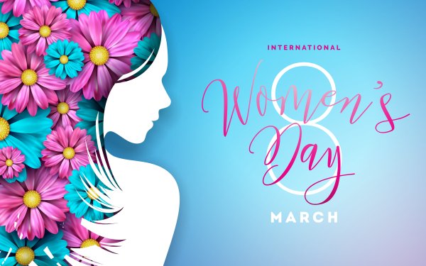 Holiday Women's Day Happy Women's Day Flower HD Wallpaper | Background Image