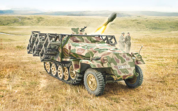 vehicle Sd.Kfz. 251 military armored personnel carrier HD Desktop Wallpaper | Background Image