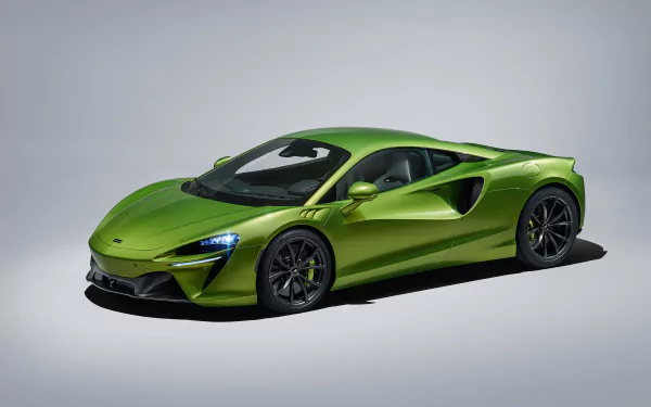 green car supercar car McLaren vehicle McLaren Artura HD Desktop Wallpaper | Background Image