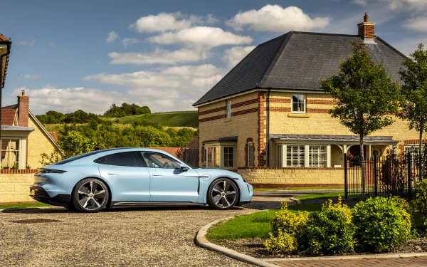 car Porsche Porsche Taycan vehicle Porsche Taycan 4S HD Desktop Wallpaper | Background Image
