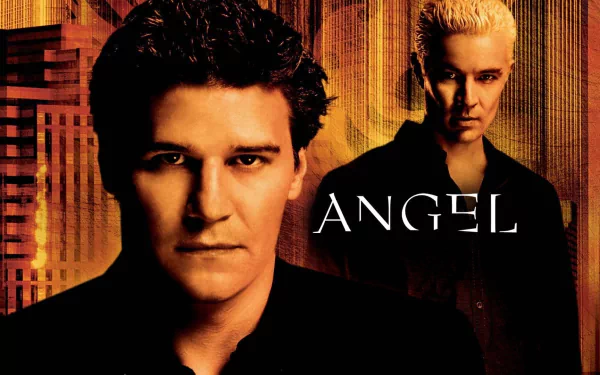 Spike (Buffy) James Marsters David Boreanaz TV Show angel HD Desktop Wallpaper | Background Image