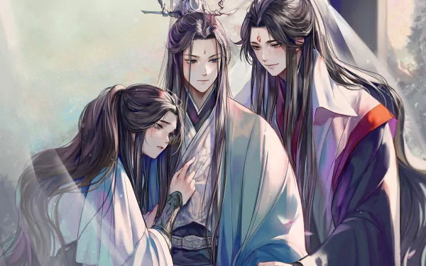 Luo Binghe Shen Qingqiu Anime The Scum Villain's Self-Saving System HD Desktop Wallpaper | Background Image