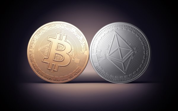 Technology Cryptocurrency Ethereum Coin Bitcoin HD Wallpaper | Background Image