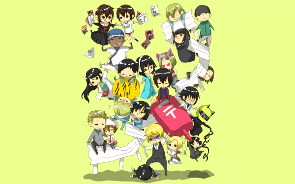 Shinra Kishitani Mikado Ryūgamine Masaomi Kida Celty Sturluson Anri Sonohara Shizuo Heiwajima Izaya Orihara Anime Durarara!! HD Desktop Wallpaper | Background Image