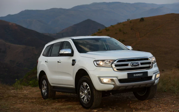 silver car SUV car Ford vehicle Ford Everest HD Desktop Wallpaper | Background Image