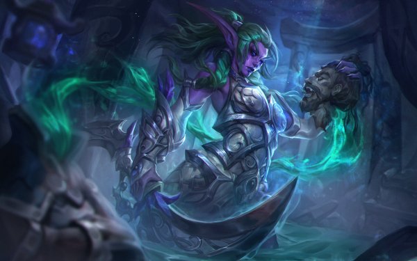 Video Game World Of Warcraft Warcraft Tyrande Whisperwind Nathanos Blightcaller HD Wallpaper | Background Image