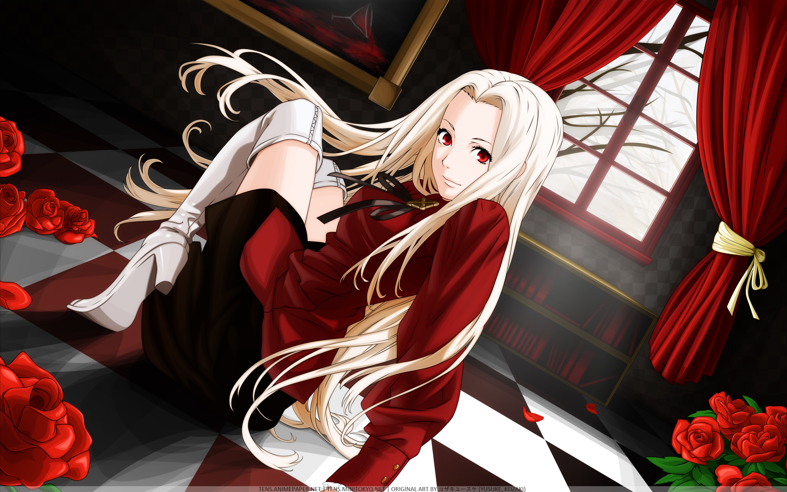 Irisviel Von Einzbern from anime Fate/Zero desktop wallpaper.