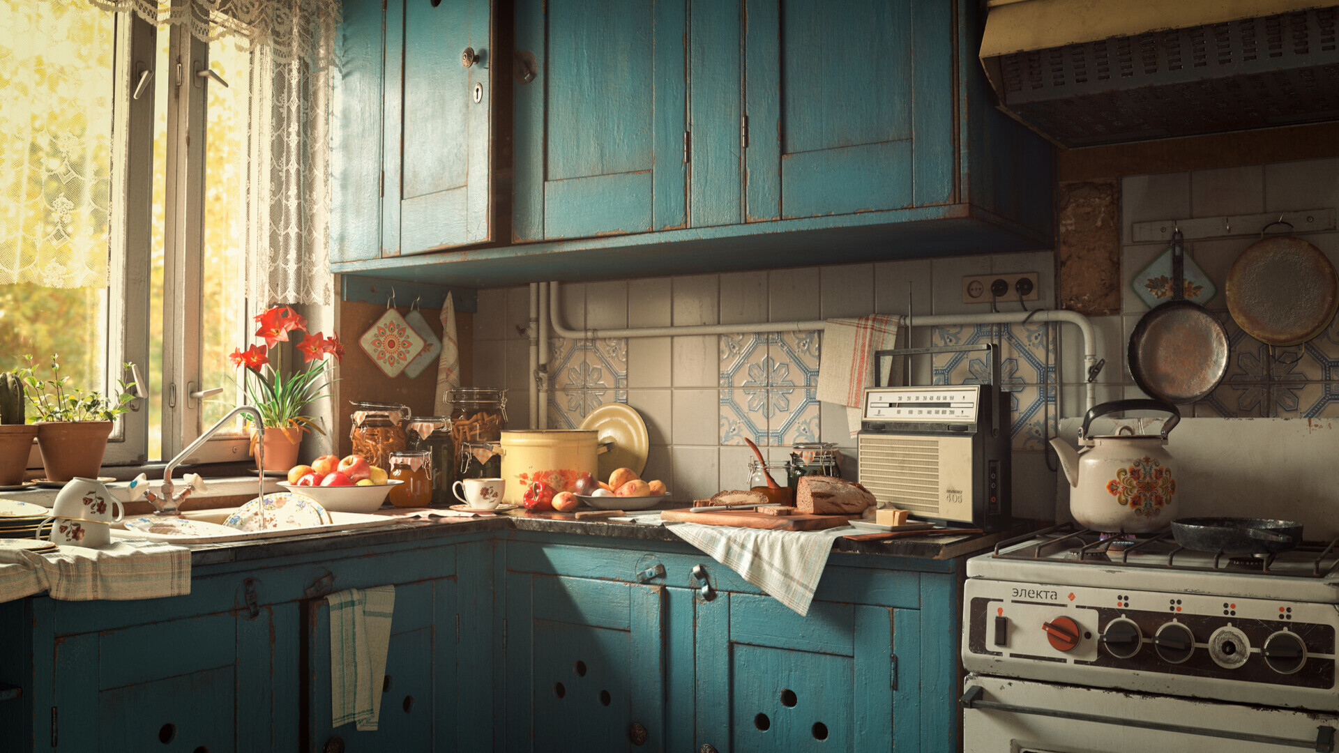 Granny's Kitchen by Alex Jerjomin