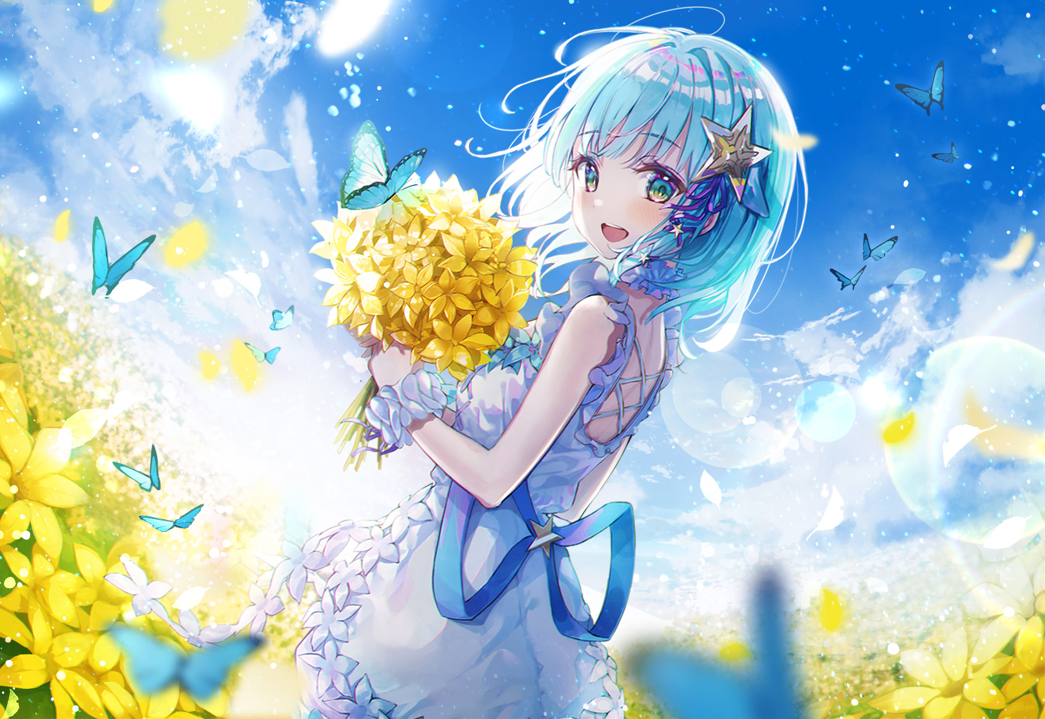 Anime Girl HD Wallpaper by ウミ