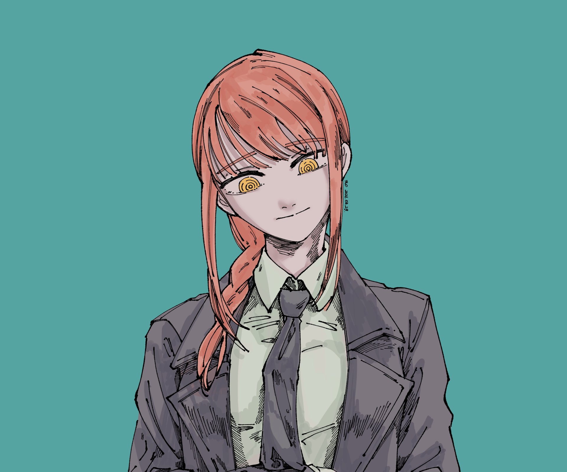 Download Makima (Chainsaw Man) Anime Chainsaw Man HD Wallpaper by Notredameddat