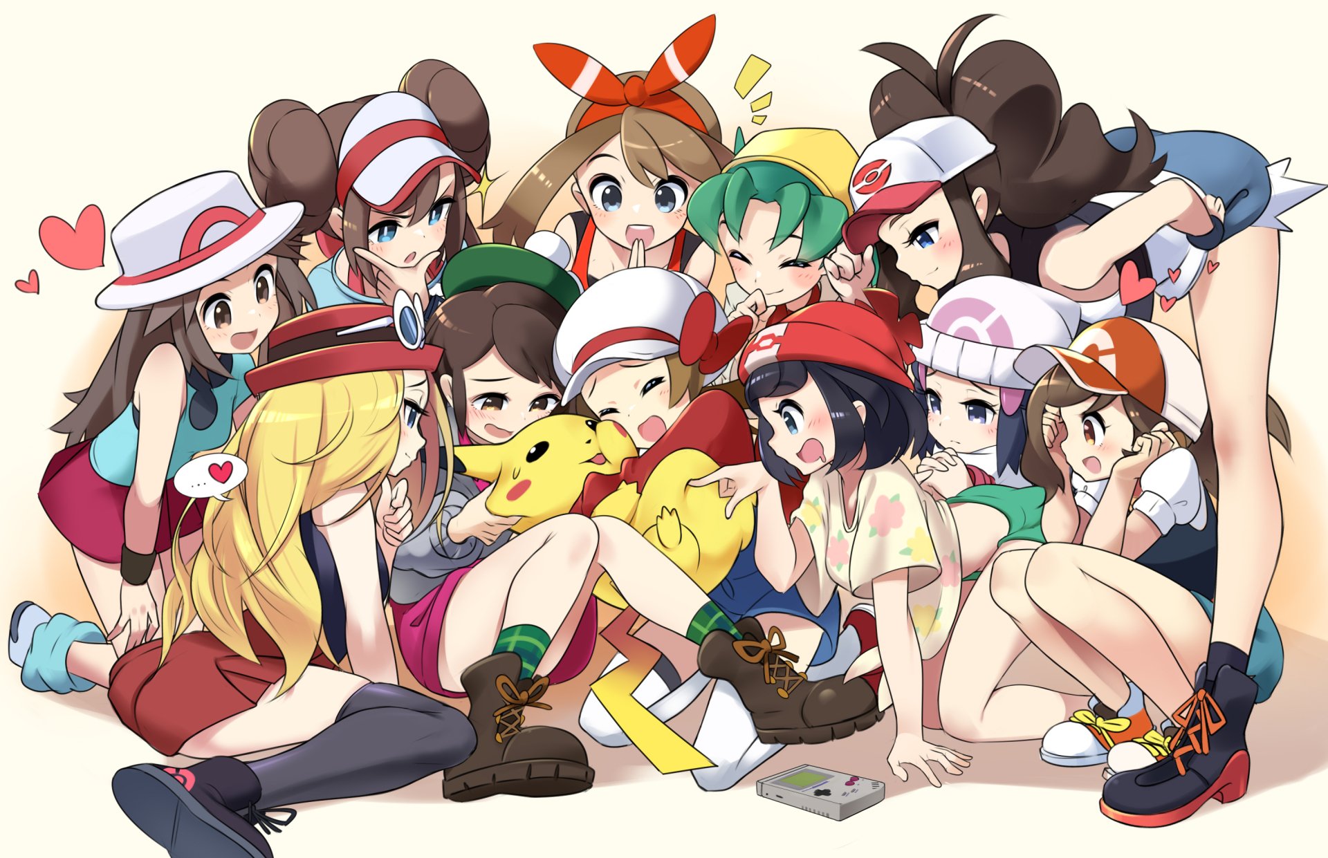 Download Serena Pokémon Selene Pokémon Rosa Pokemon Pikachu Lyra Pokemon May Pokémon