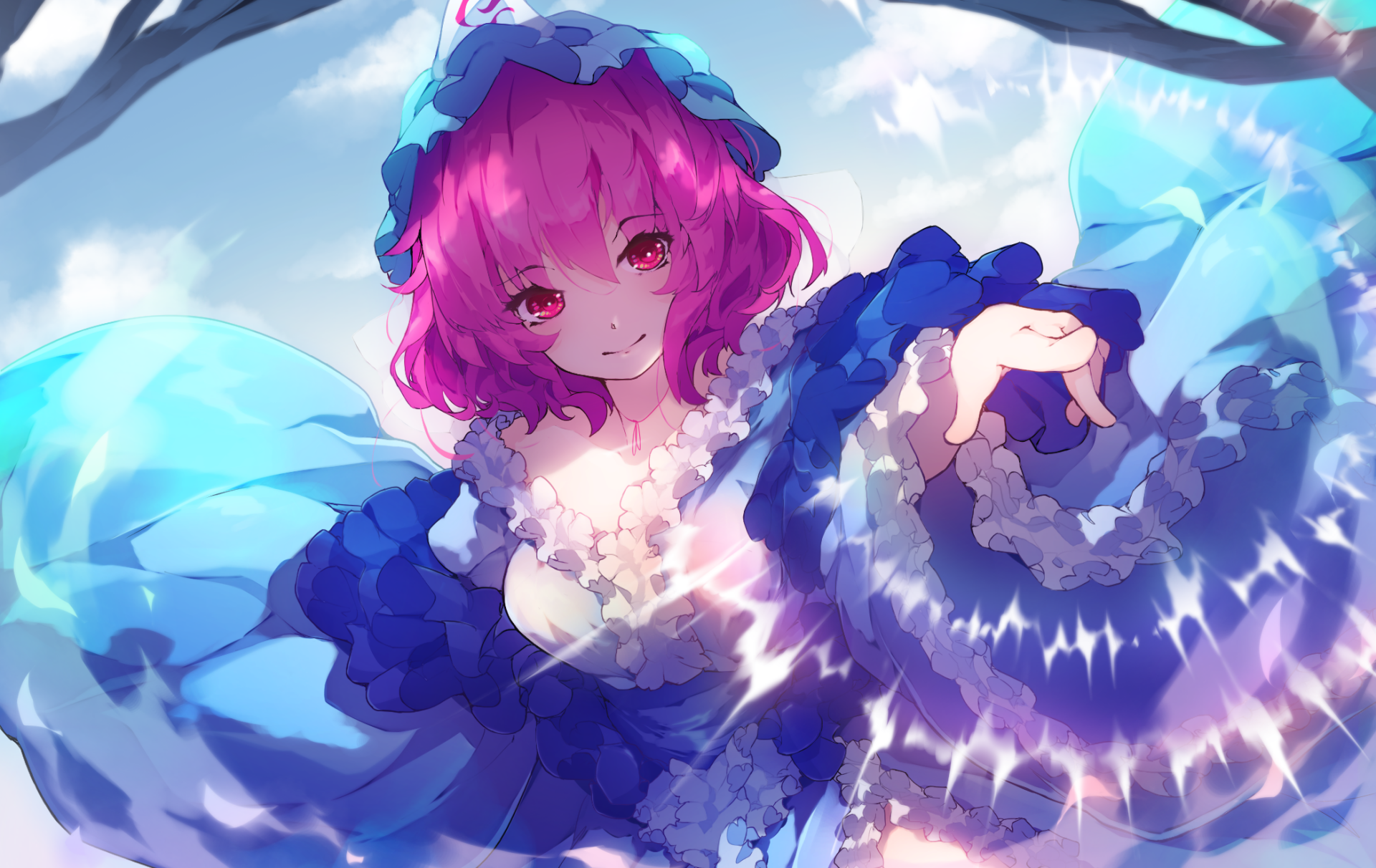 Download Yuyuko Saigyouji Pink Hair Anime Touhou HD Wallpaper by ...