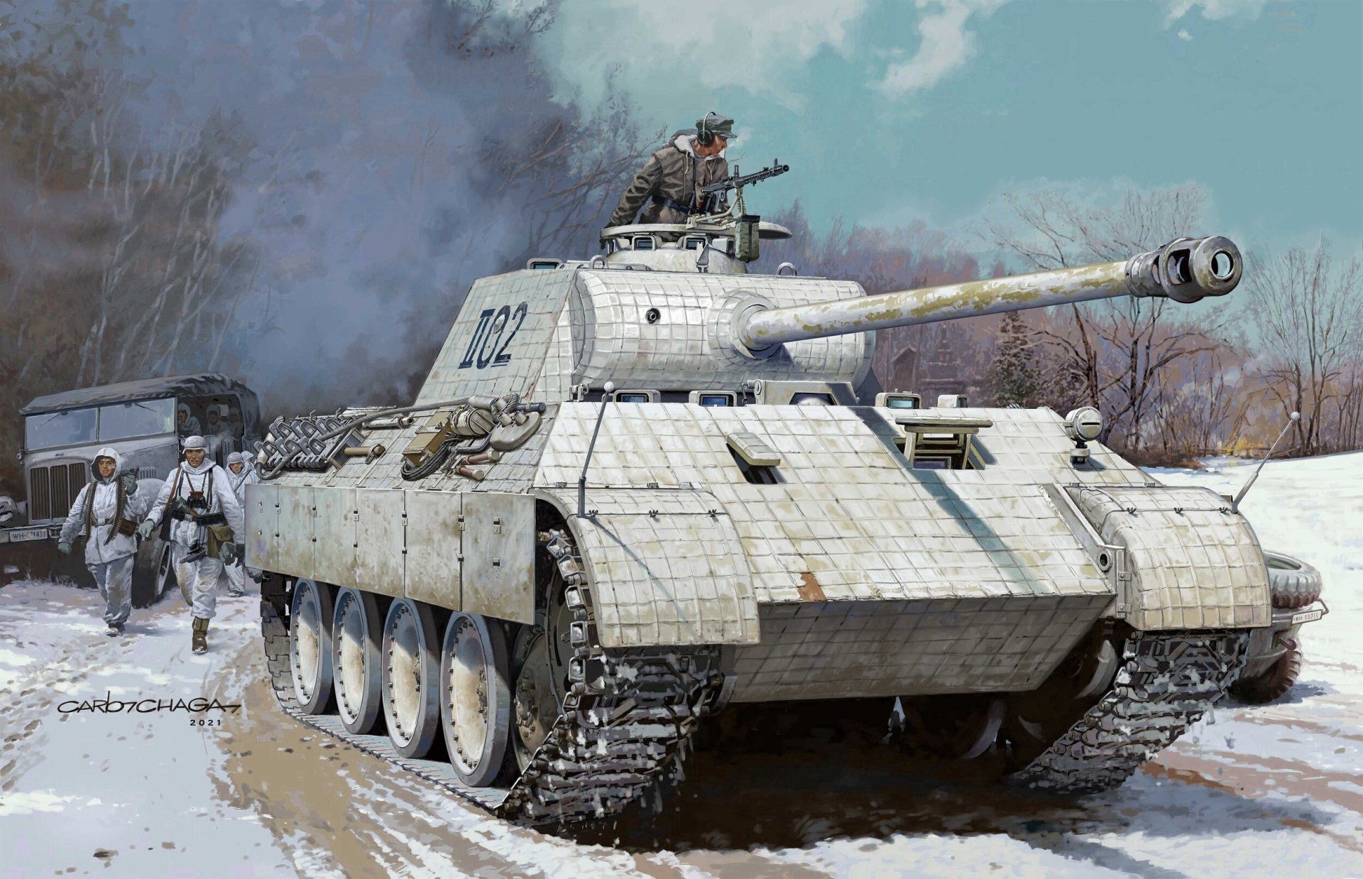 Download Wehrmacht Military Tank HD Wallpaper