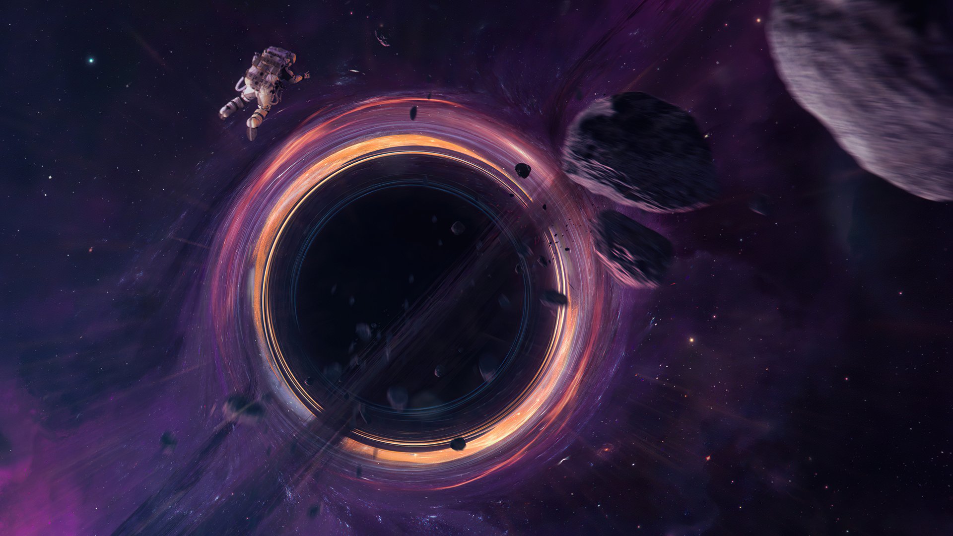 Cosmic Odyssey in 4K - Astronaut Adventure by Tobias Roetsch