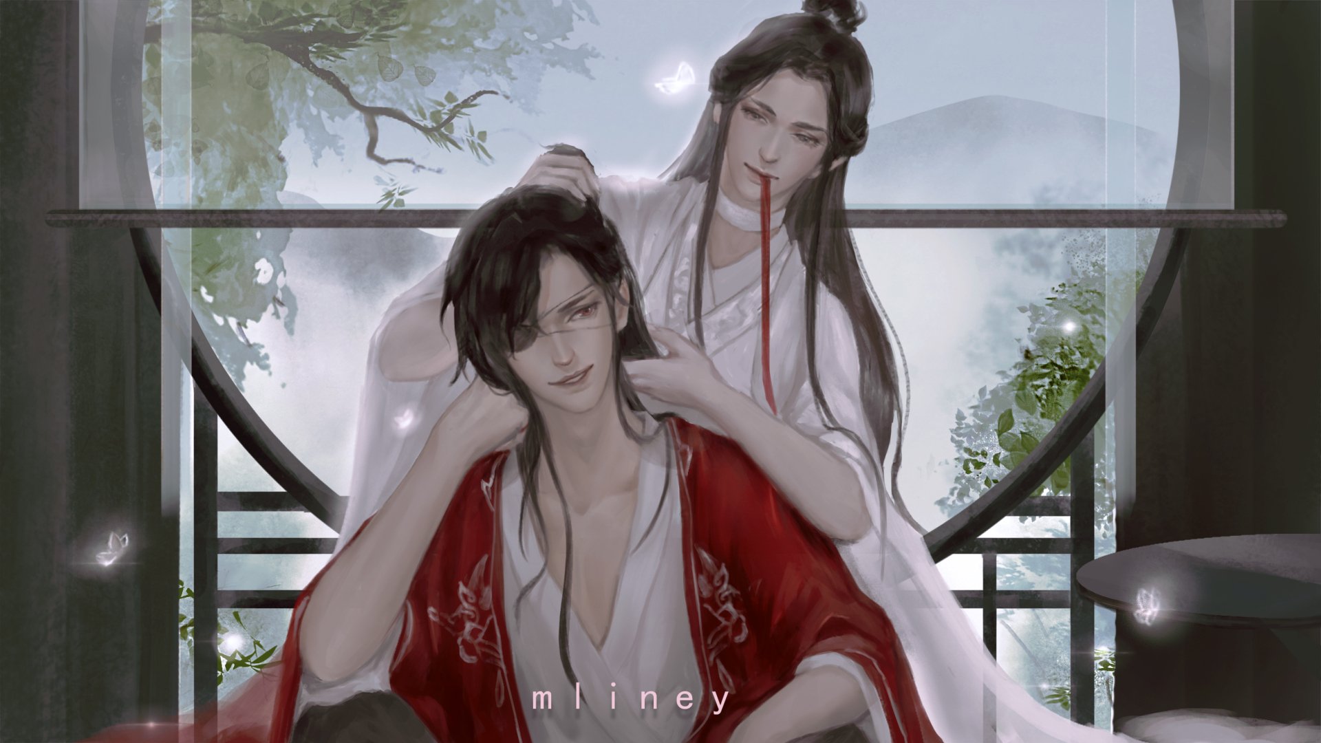 Download Xie Lian Hua Cheng Anime Tian Guan Ci Fu HD Wallpaper by Jiayi xie