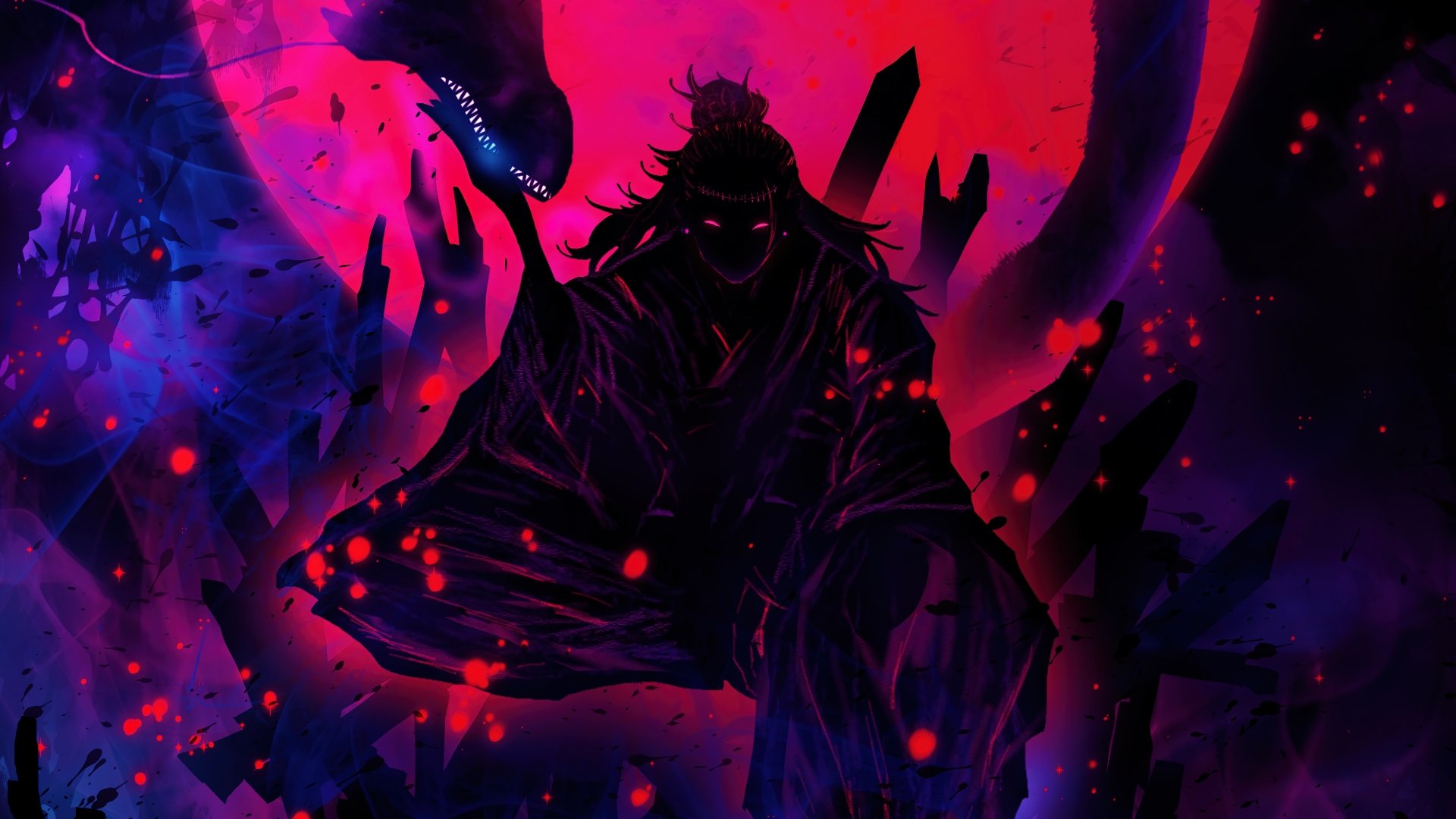 Kenjaku's Shadow: Suguru Geto - 4K Ultra HD Wallpaper