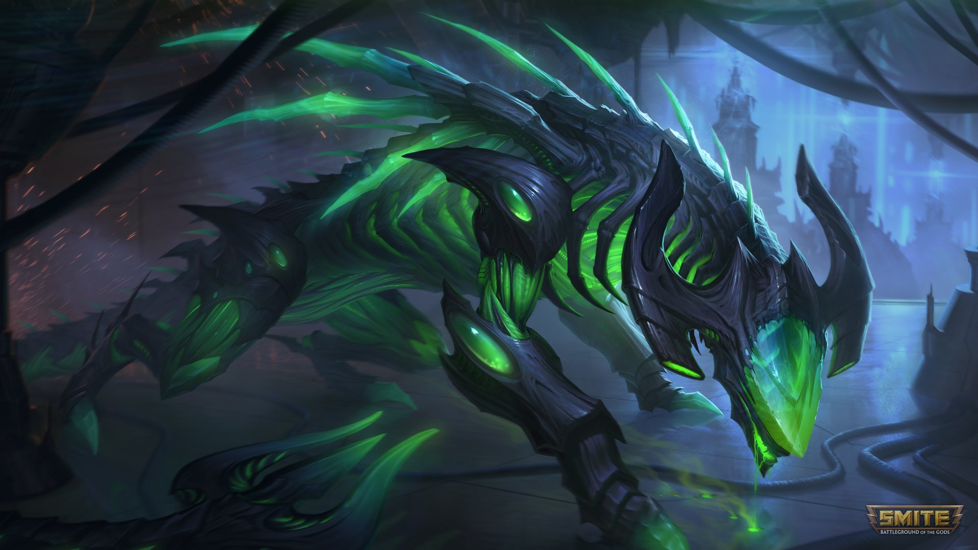 Download Tiamat (Smite) Video Game Smite 4k Ultra HD Wallpaper