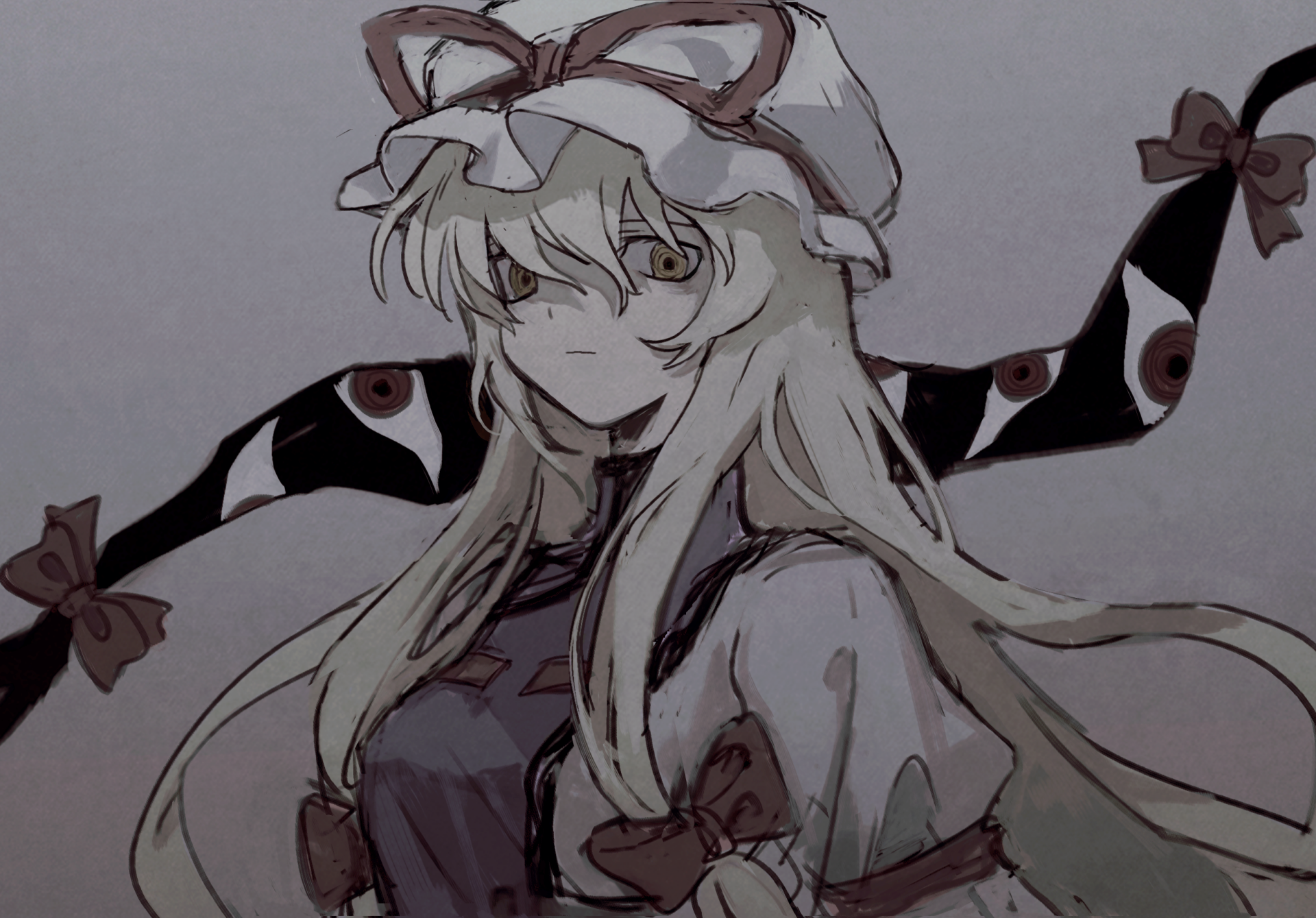 Download Yukari Yakumo Anime Touhou HD Wallpaper by 電離