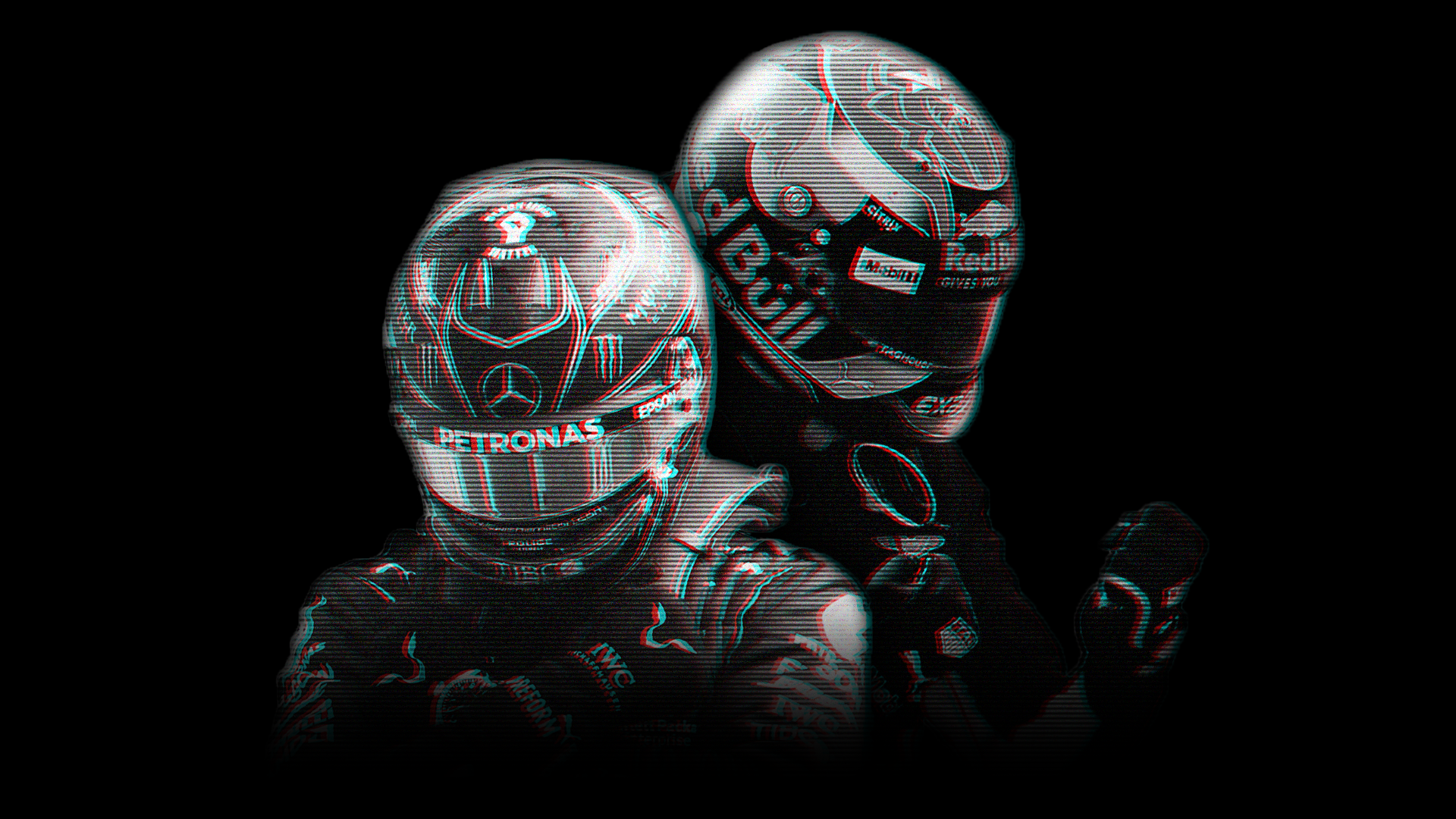 Lewis Hamilton and Max Verstappen HD Wallpaper | Background Image