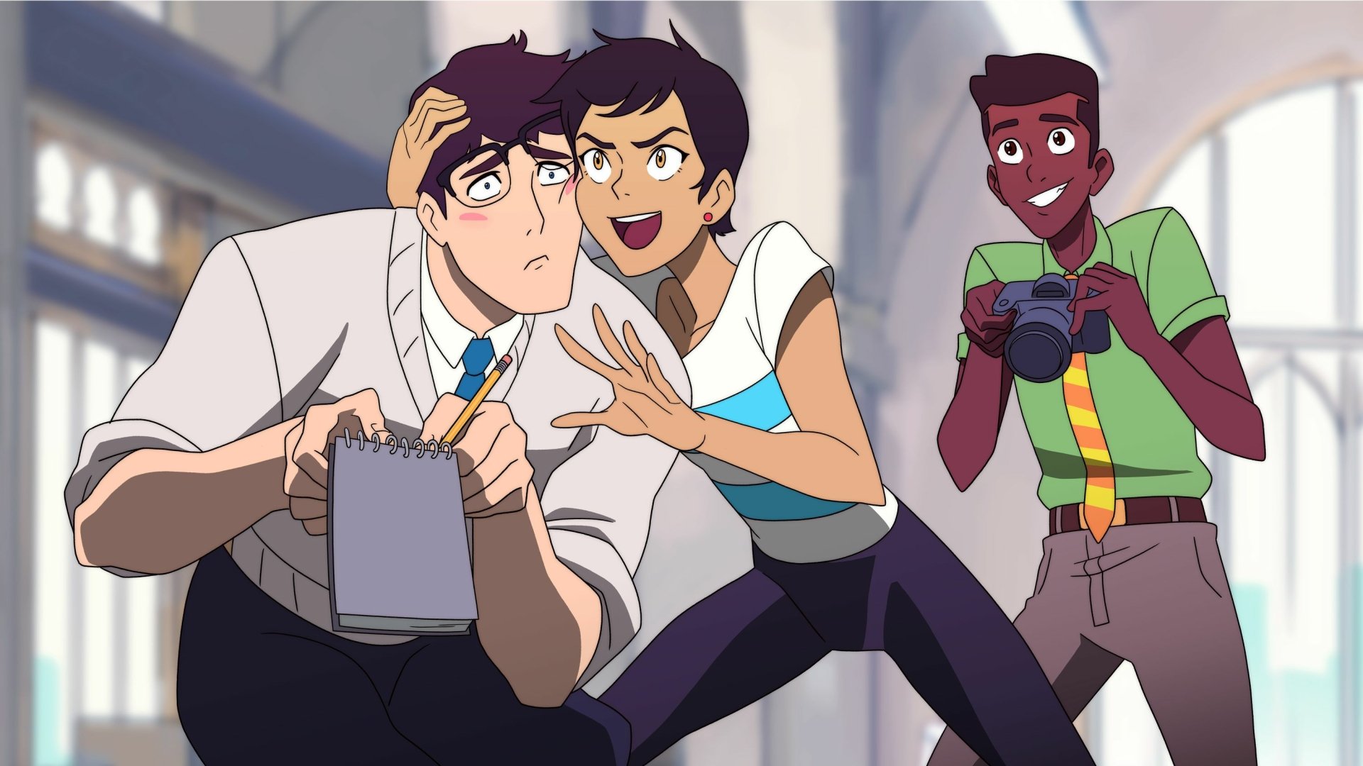 Download Jimmy Olsen Lois Lane Clark Kent My Adventures With Superman TV Show HD Wallpaper