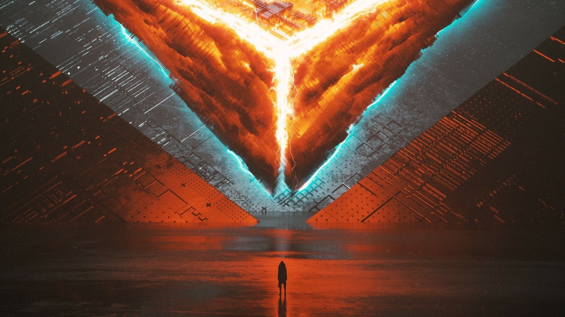 Download Sci Fi Landscape HD Wallpaper by Stuart Lippincott