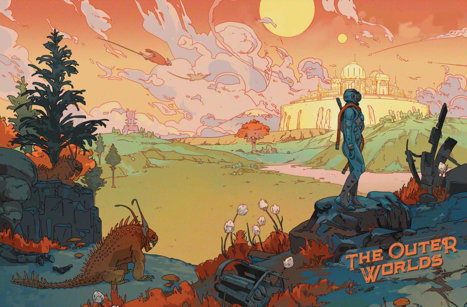 Download Video Game The Outer Worlds HD Wallpaper