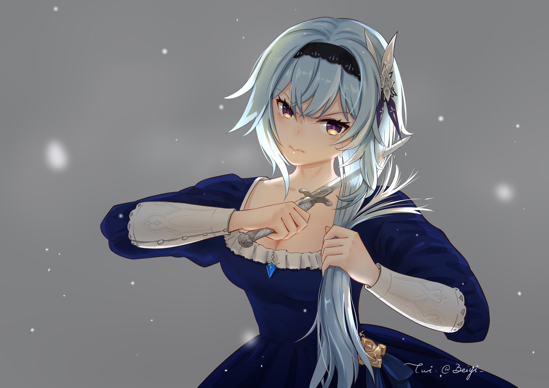 Download Eula (Genshin Impact) Video Game Genshin Impact HD Wallpaper by Beiyi