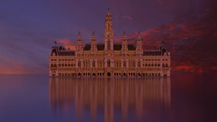  Wiener Rathaus, Vienna, Austria, rendered by timtim