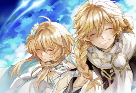 Aether (Genshin Impact) Lumine (Genshin Impact) video game Genshin Impact HD Desktop Wallpaper | Background Image