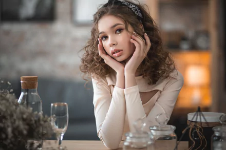 brunette woman model HD Desktop Wallpaper | Background Image