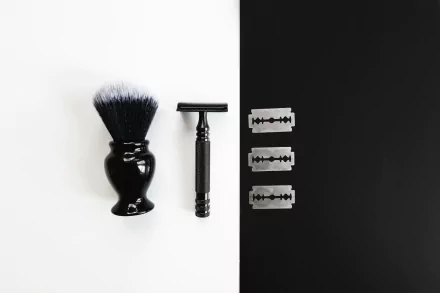  Shaving Tools On Black And White