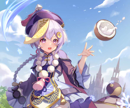 Qiqi (Genshin Impact) video game Genshin Impact HD Desktop Wallpaper | Background Image