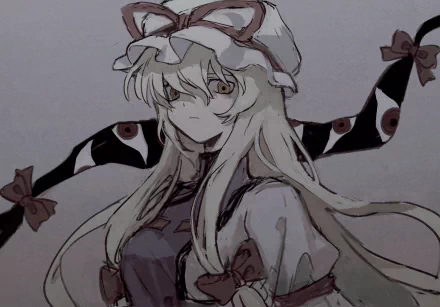 Yukari Yakumo Anime Touhou HD Desktop Wallpaper | Background Image