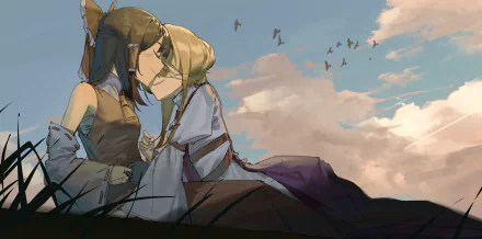yuri Yukari Yakumo Reimu Hakurei Anime Touhou HD Desktop Wallpaper | Background Image