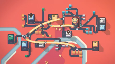 video game Mini Motorways HD Desktop Wallpaper | Background Image