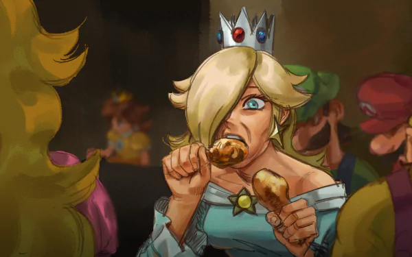 Wario Rosalina (Mario) Princess Peach Princess Daisy Luigi video game Mario HD Desktop Wallpaper | Background Image