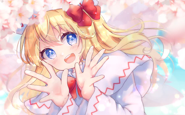 Lily White Anime Touhou HD Desktop Wallpaper | Background Image