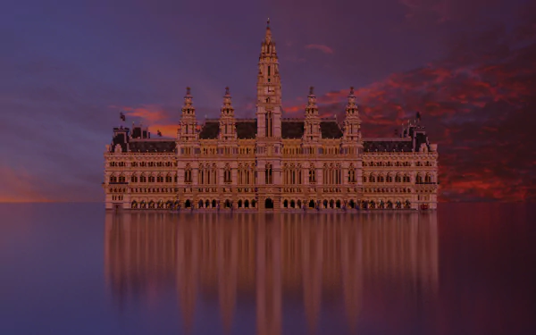  Wiener Rathaus, Vienna, Austria, rendered by timtim