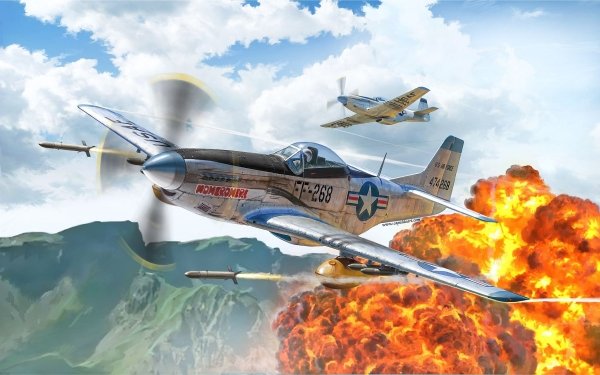 Military North American P-51 Mustang Military Aircraft Aircraft Warplane HD Wallpaper | Background Image
