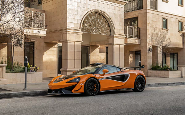 supercar orange car McLaren car vehicle McLaren 620R HD Desktop Wallpaper | Background Image