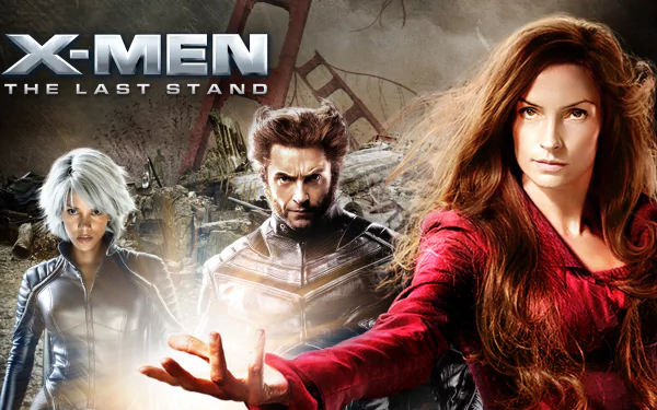 Phoenix (Marvel Comics) Storm (Marvel Comics) Logan James Howlett Jean Grey Wolverine Halle Berry Hugh Jackman Famke Janssen movie X-Men: The Last Stand HD Desktop Wallpaper | Background Image