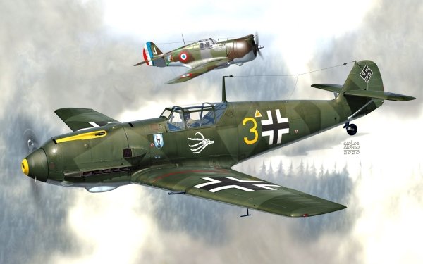 Military Messerschmitt Bf 109 Military Aircraft Aircraft Warplane HD Wallpaper | Background Image