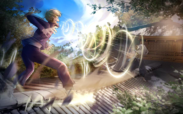 school uniform Hanami (Jujutsu Kaisen) Toge Inumaki Anime Jujutsu Kaisen HD Desktop Wallpaper | Background Image