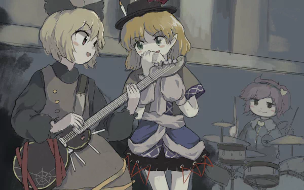 Satori Komeiji Parsee Mizuhashi Yamame Kurodani Anime Touhou HD Desktop Wallpaper | Background Image