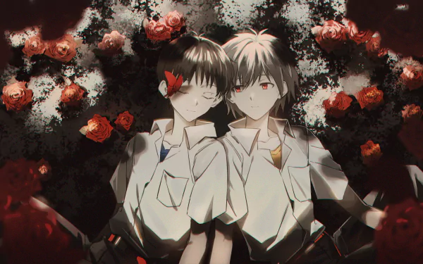 Kaworu Nagisa Shinji Ikari Anime Neon Genesis Evangelion HD Desktop Wallpaper | Background Image