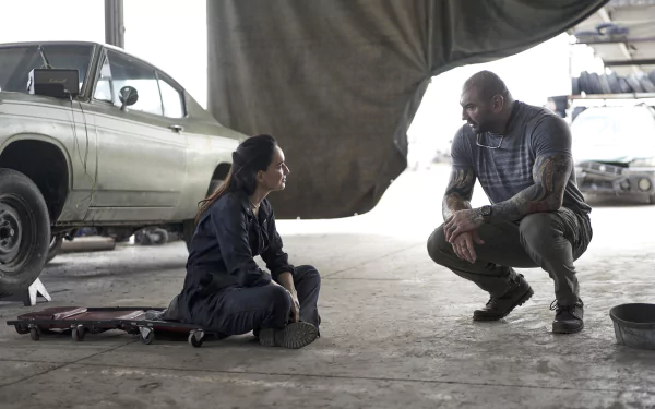  Dave Bautista &amp; Ana de la Reguera in the Movie Army of the Dead