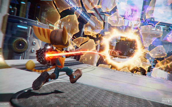 Ratchet (Ratchet & Clank) Ratchet & Clank video game Ratchet & Clank: Rift Apart HD Desktop Wallpaper | Background Image
